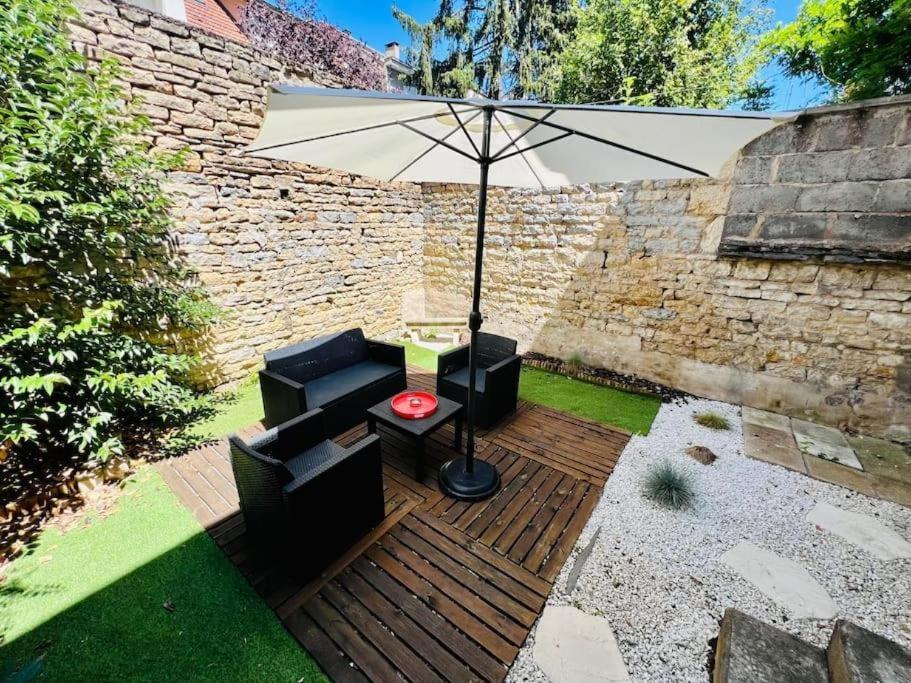 L'Eden, Apt 4 Prs Avec Jardin En Centre Ville Dijon Exterior foto
